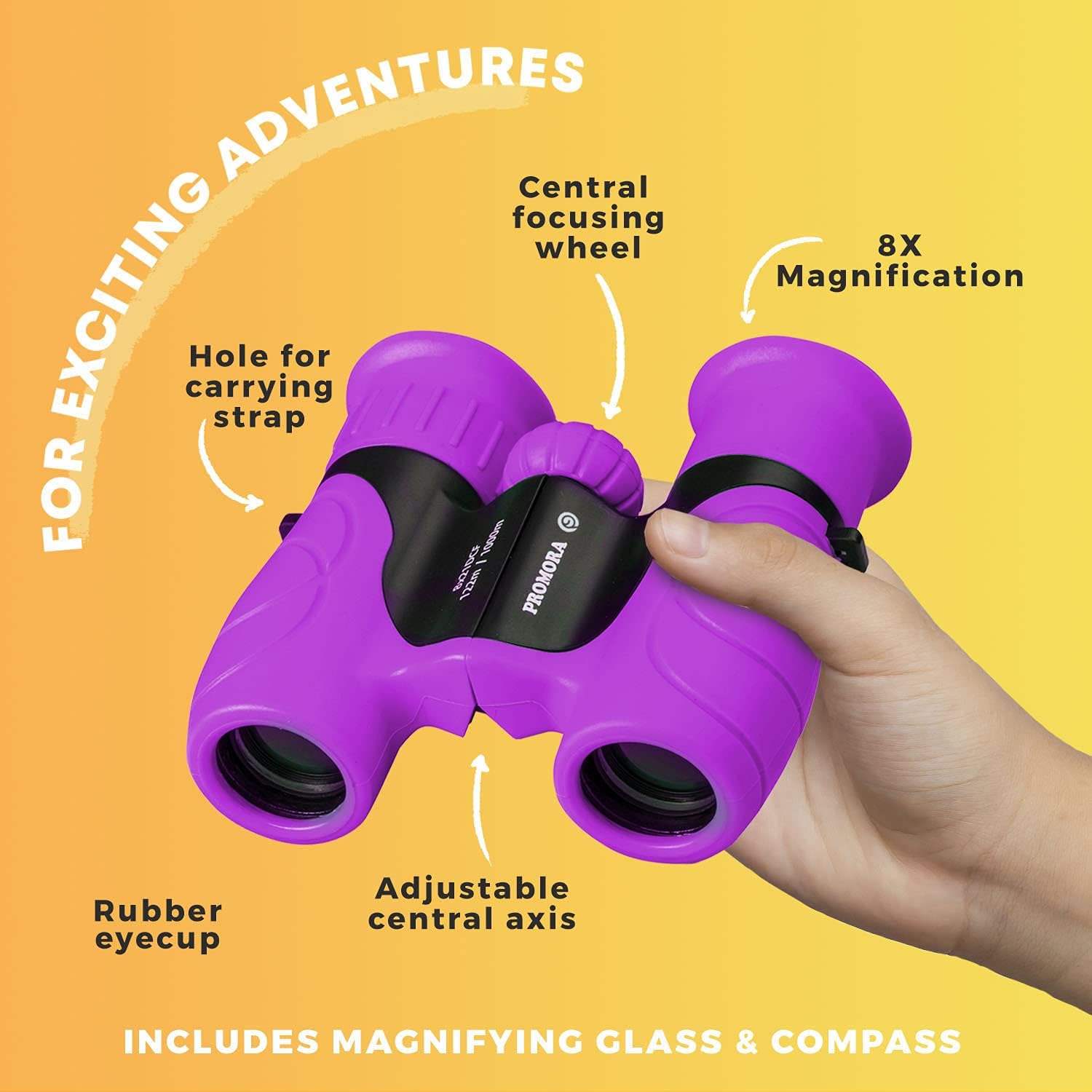 NathanScope | Compact Binoculars for Kids’ Outdoor Exploration Adventures