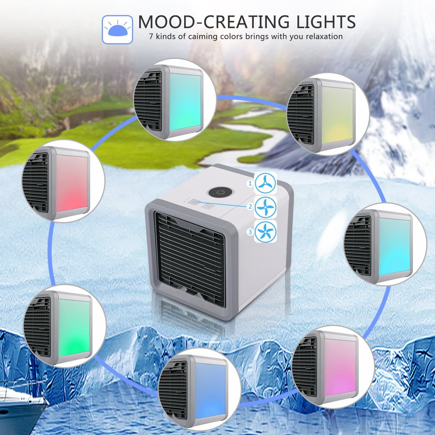 Portable Air Conditioner & Heater | 3-in-1 AC Unit with Dehumidifier