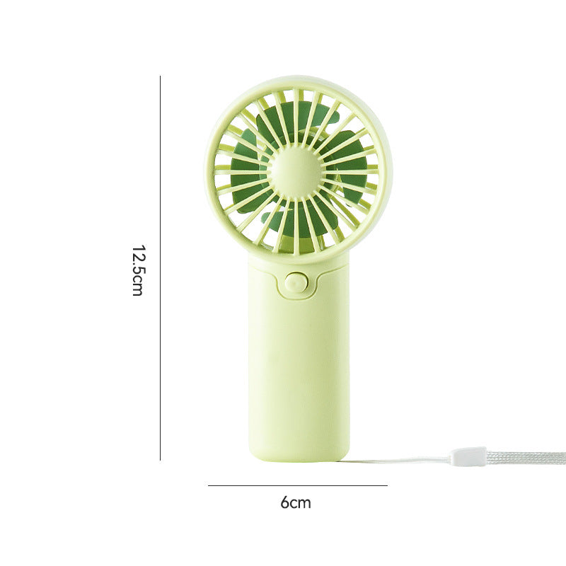 Whisper-Quiet Mini Fan with Powerful Battery and USB Charging – Quiet Adjustable-Speed Personal Cooling for Travel, Desk & Outdoor