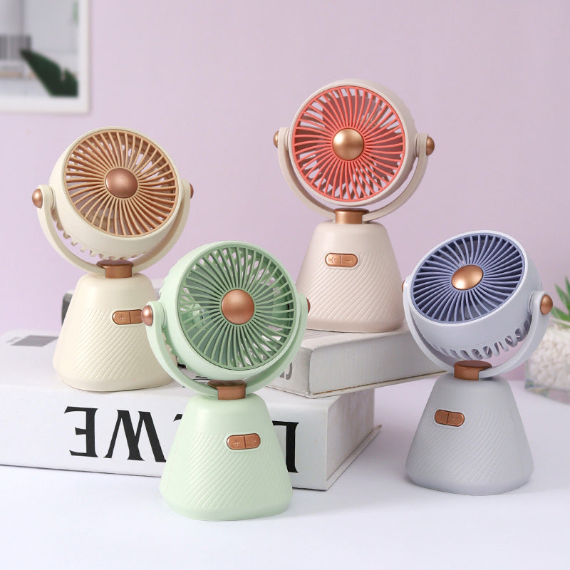 Whisper-Quiet Table Fan with Ergonomic Design – Quiet Adjustable-Speed Personal Cooling for Desk, Office, Bedroom & Home