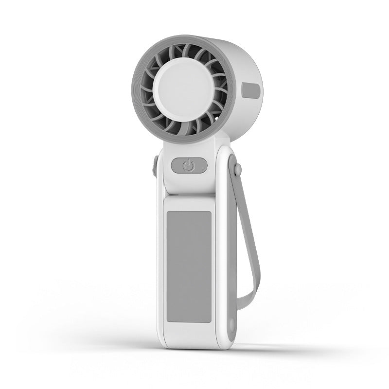 Whisper-Quiet Handheld Fan with USB Charging and Flexible Design – Quiet Adjustable-Speed Personal Cooling for Travel, Commute & Outdoor