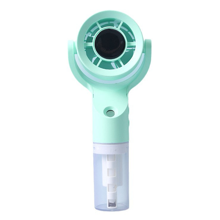 Compact Misting Fan with Water Sprayer – Quiet Adjustable-Speed Personal Cooling for Face, Desk, Gym & Outdoor Summer Days