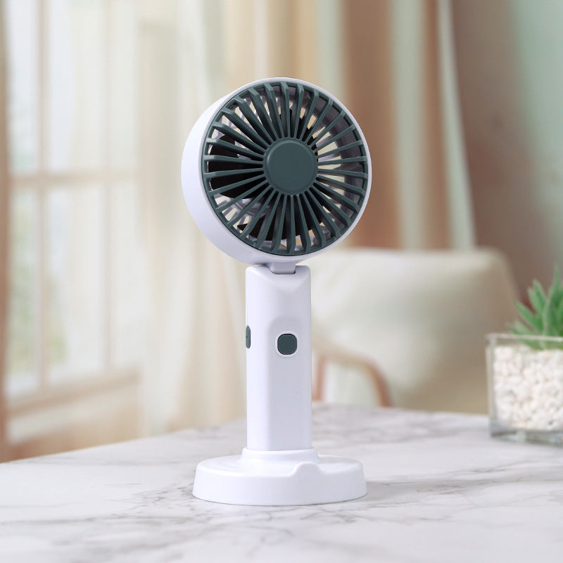 USB Rechargeable Table Fan with High-Quality Battery – Quiet Adjustable-Speed Personal Cooling for Desk, Office, Bedroom & Home