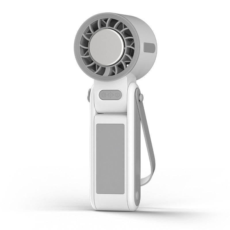 Whisper-Quiet Handheld Fan with USB Charging and Flexible Design – Quiet Adjustable-Speed Personal Cooling for Travel, Commute & Outdoor