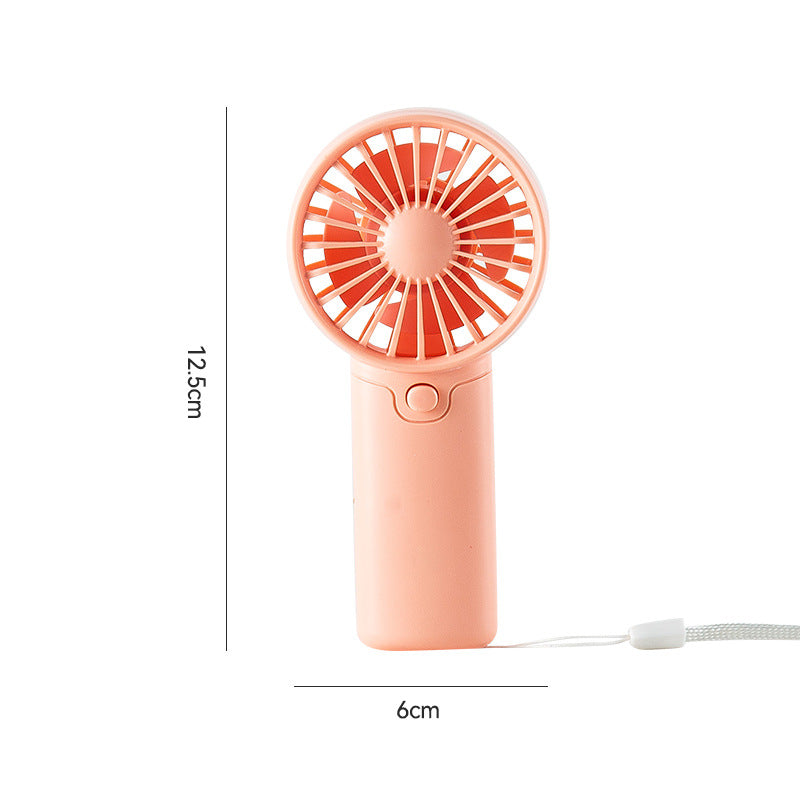 Whisper-Quiet Mini Fan with Powerful Battery and USB Charging – Quiet Adjustable-Speed Personal Cooling for Travel, Desk & Outdoor
