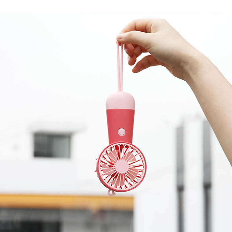 Powerful Mini Fan with USB Connection and Ergonomic Design – Quiet Adjustable-Speed Personal Cooling for Travel, Desk, Stroller & Outdoor