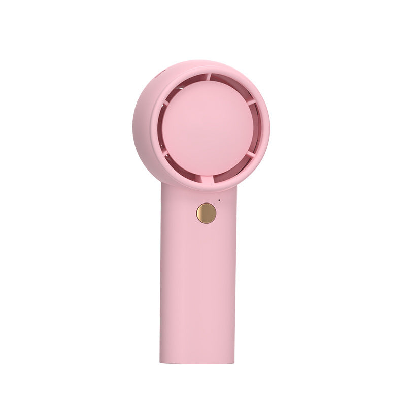 USB Rechargeable Mini Fan with Ergonomic Design – Quiet Adjustable-Speed Personal Cooling for Travel, Desk, Stroller & Outdoor