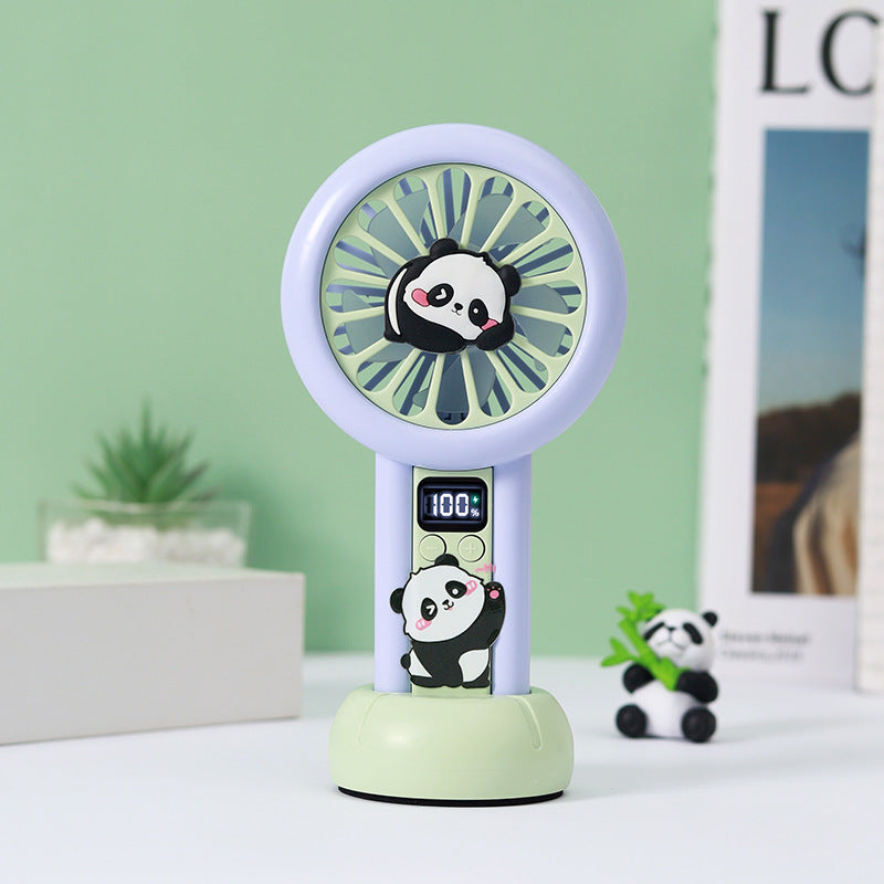 Powerful Mini Fan with LED Display – Quiet Adjustable-Speed Personal Cooling for Travel, Desk, Stroller & Outdoor