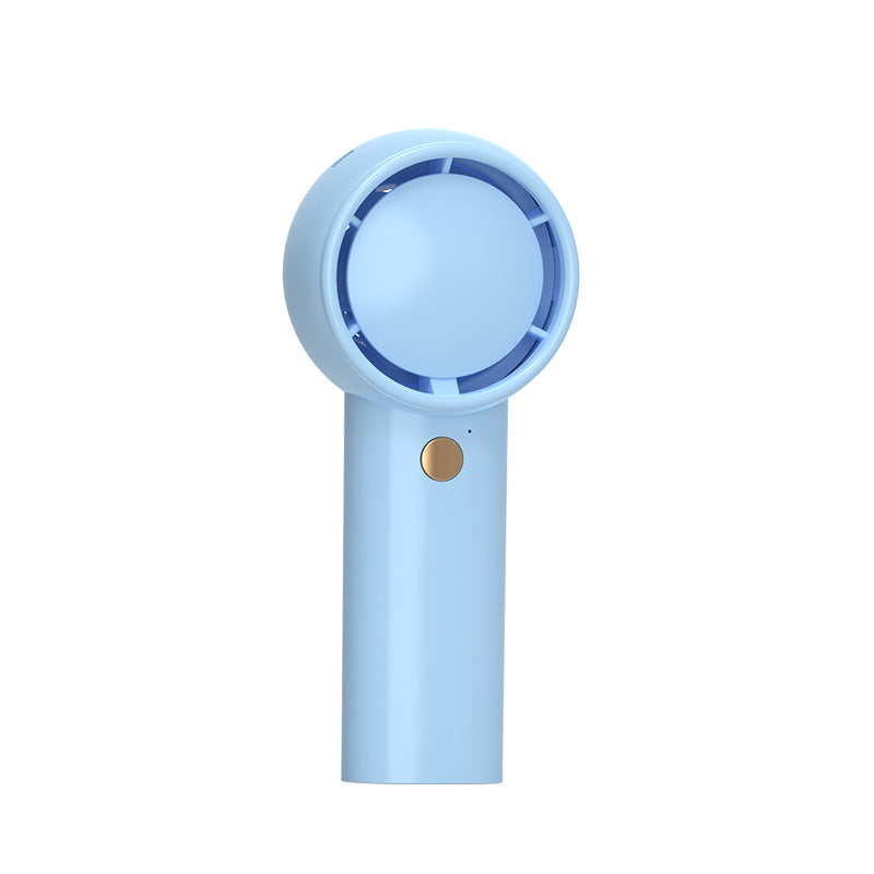 USB Rechargeable Mini Fan with Ergonomic Design – Quiet Adjustable-Speed Personal Cooling for Travel, Desk, Stroller & Outdoor