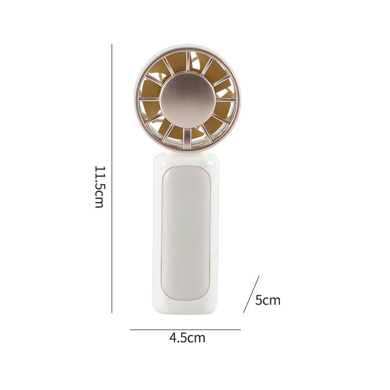 Compact Mini Fan with Powerful Battery – Quiet Adjustable-Speed Personal Cooling for Travel, Desk, Stroller & Outdoor