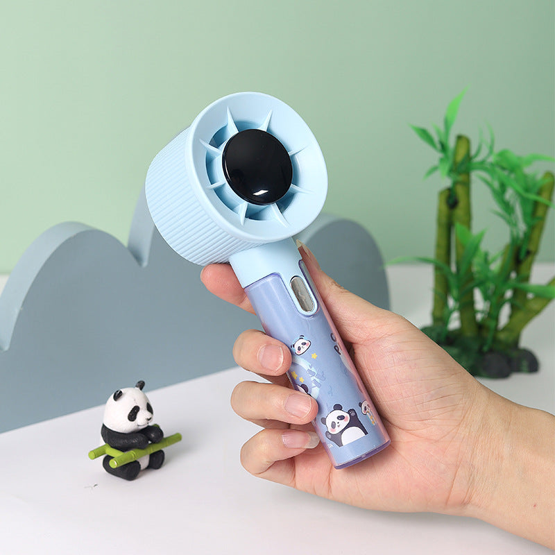 Whisper-Quiet Mini Fan with Cute Panda Design – Quiet Adjustable-Speed Personal Cooling for Travel, Desk, Stroller & Outdoor