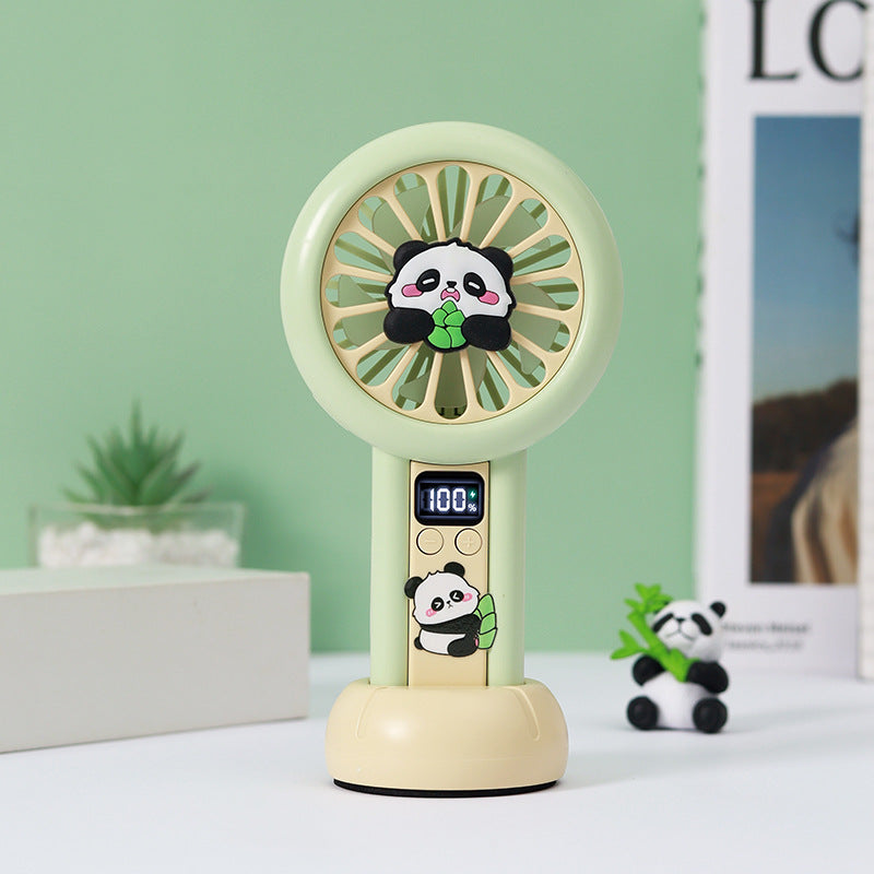 Powerful Mini Fan with LED Display – Quiet Adjustable-Speed Personal Cooling for Travel, Desk, Stroller & Outdoor