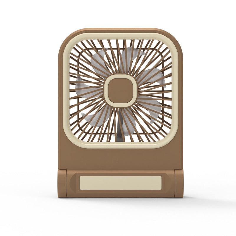 Multifunctional Portable Table Fan with Powerful Motor – Lightweight Rechargeable Desk Cooling Fan for Home, Office and Camping