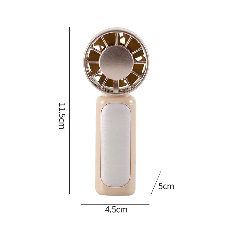 Compact Mini Fan with Powerful Battery – Quiet Adjustable-Speed Personal Cooling for Travel, Desk, Stroller & Outdoor
