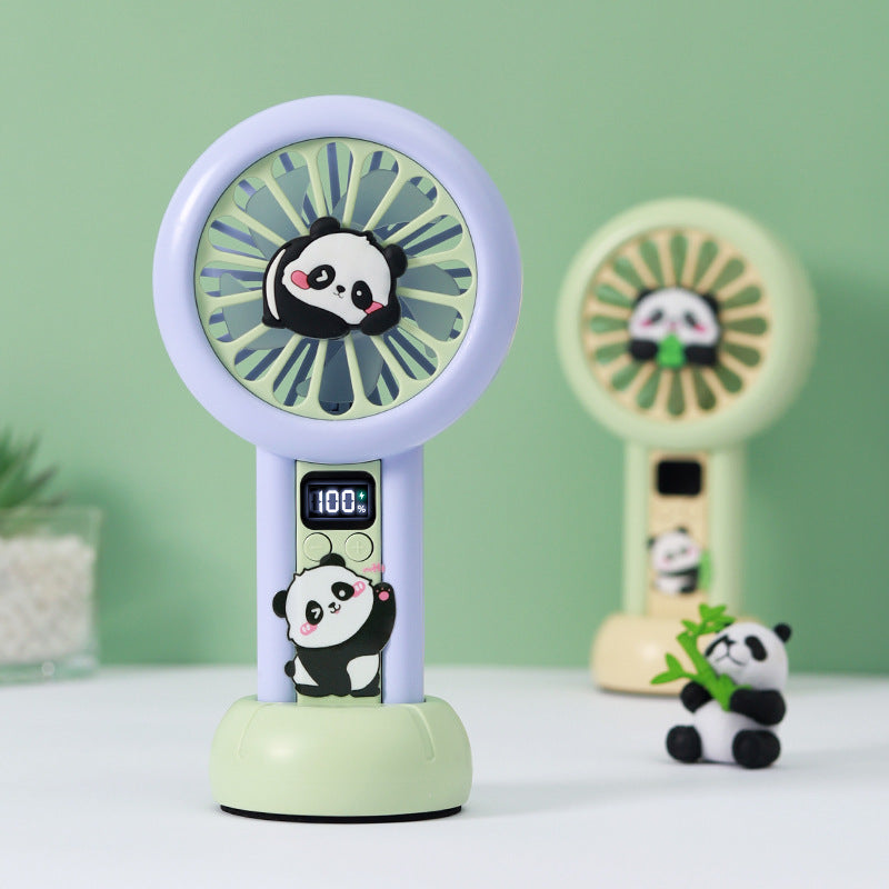 Powerful Mini Fan with LED Display – Quiet Adjustable-Speed Personal Cooling for Travel, Desk, Stroller & Outdoor