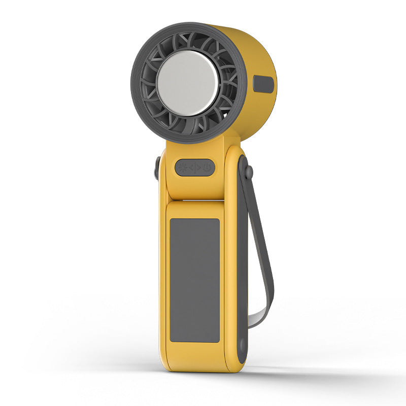 Whisper-Quiet Handheld Fan with USB Charging and Flexible Design – Quiet Adjustable-Speed Personal Cooling for Travel, Commute & Outdoor
