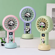 Powerful Mini Fan with LED Display – Quiet Adjustable-Speed Personal Cooling for Travel, Desk, Stroller & Outdoor