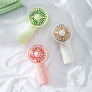 Whisper-Quiet Mini Fan with Powerful Battery and USB Charging – Quiet Adjustable-Speed Personal Cooling for Travel, Desk & Outdoor