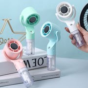 Compact Misting Fan with Water Sprayer – Quiet Adjustable-Speed Personal Cooling for Face, Desk, Gym & Outdoor Summer Days