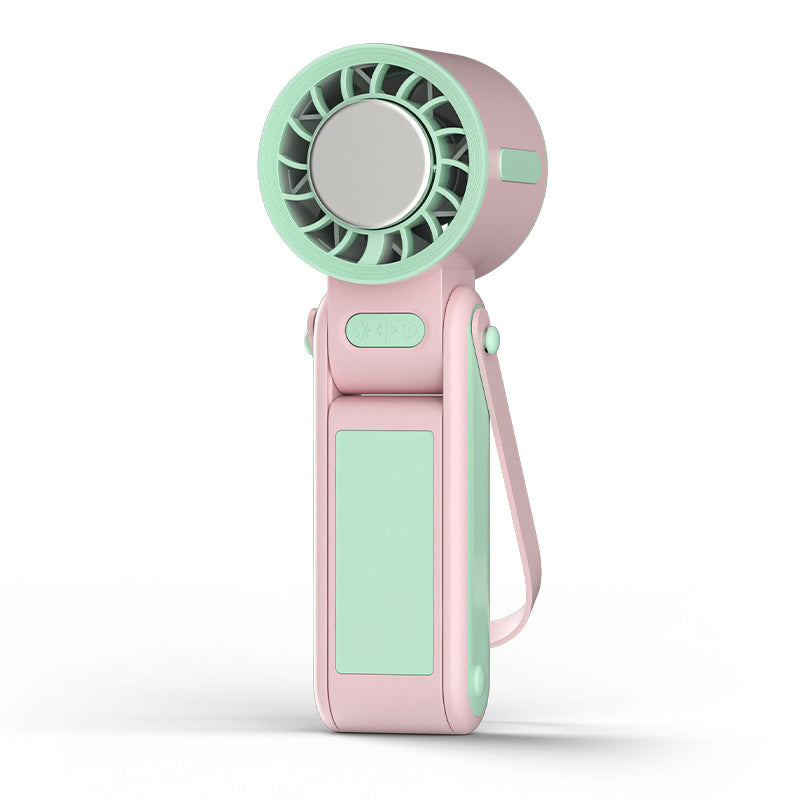 Whisper-Quiet Handheld Fan with USB Charging and Flexible Design – Quiet Adjustable-Speed Personal Cooling for Travel, Commute & Outdoor