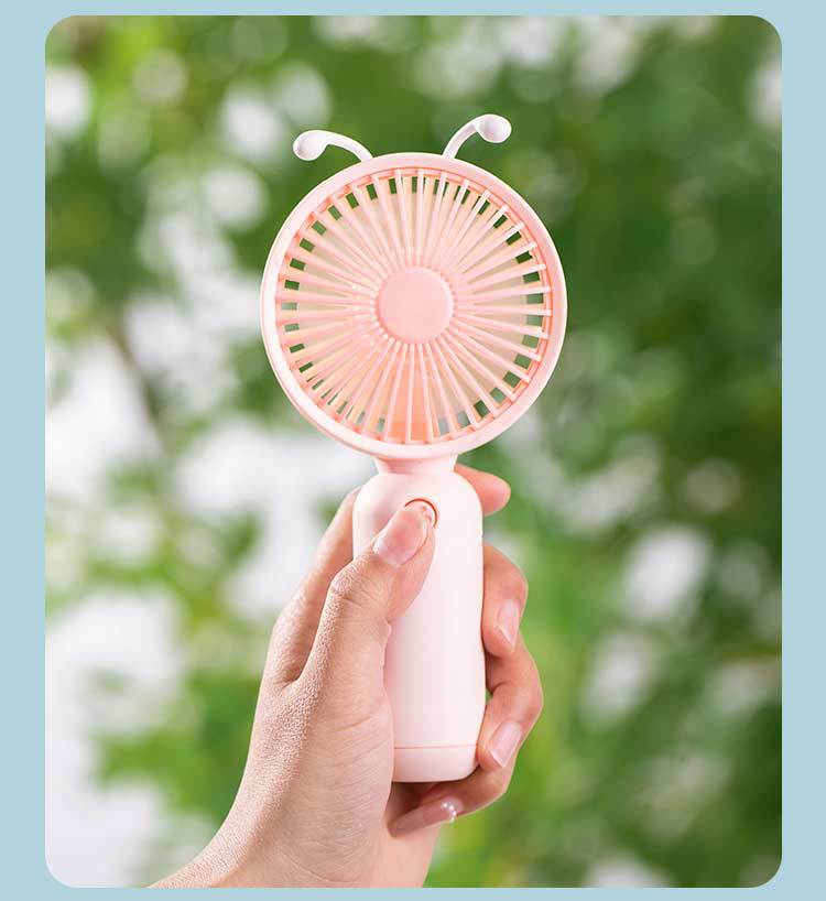 Rechargeable Handheld Fan with Special Animal Design – Quiet Adjustable-Speed Personal Cooling for Travel, Commute, Outdoor Events & Festivals