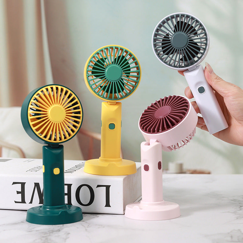 USB Rechargeable Table Fan with High-Quality Battery – Quiet Adjustable-Speed Personal Cooling for Desk, Office, Bedroom & Home