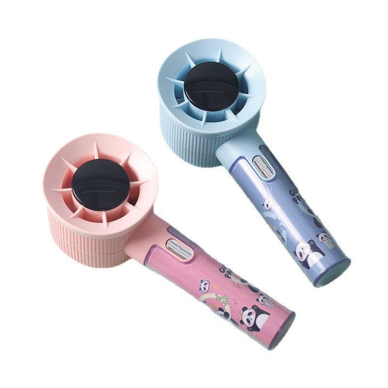 Whisper-Quiet Mini Fan with Cute Panda Design – Quiet Adjustable-Speed Personal Cooling for Travel, Desk, Stroller & Outdoor