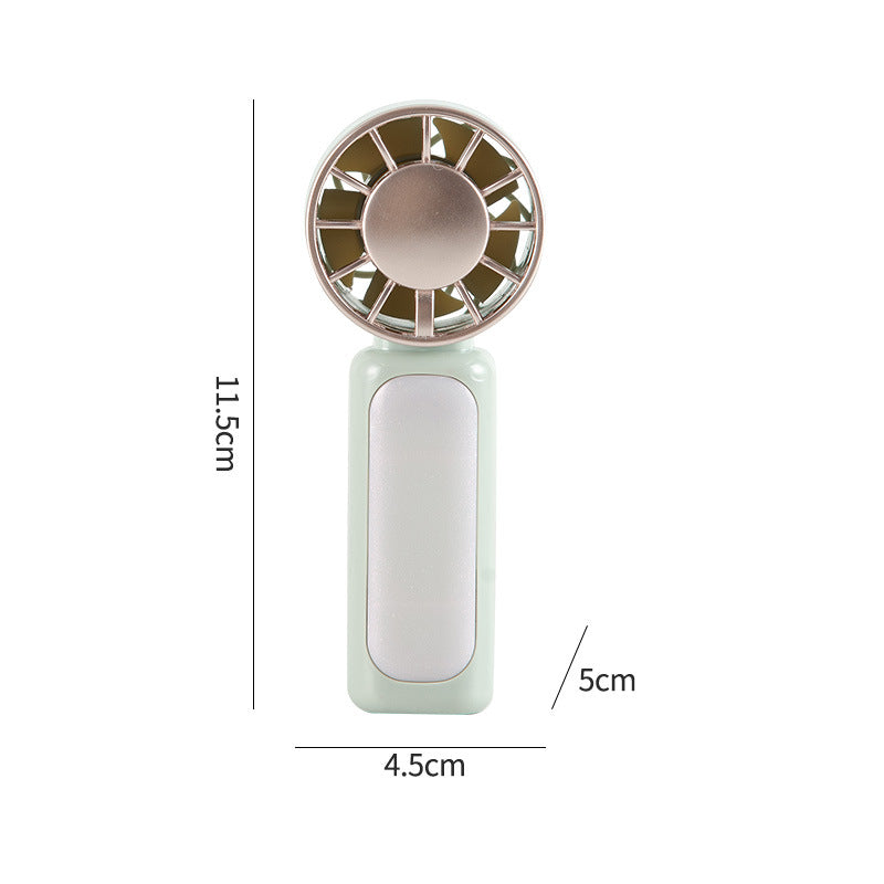Compact Mini Fan with Powerful Battery – Quiet Adjustable-Speed Personal Cooling for Travel, Desk, Stroller & Outdoor