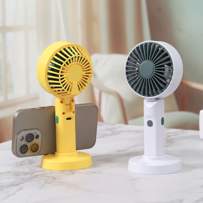 USB Rechargeable Table Fan with High-Quality Battery – Quiet Adjustable-Speed Personal Cooling for Desk, Office, Bedroom & Home