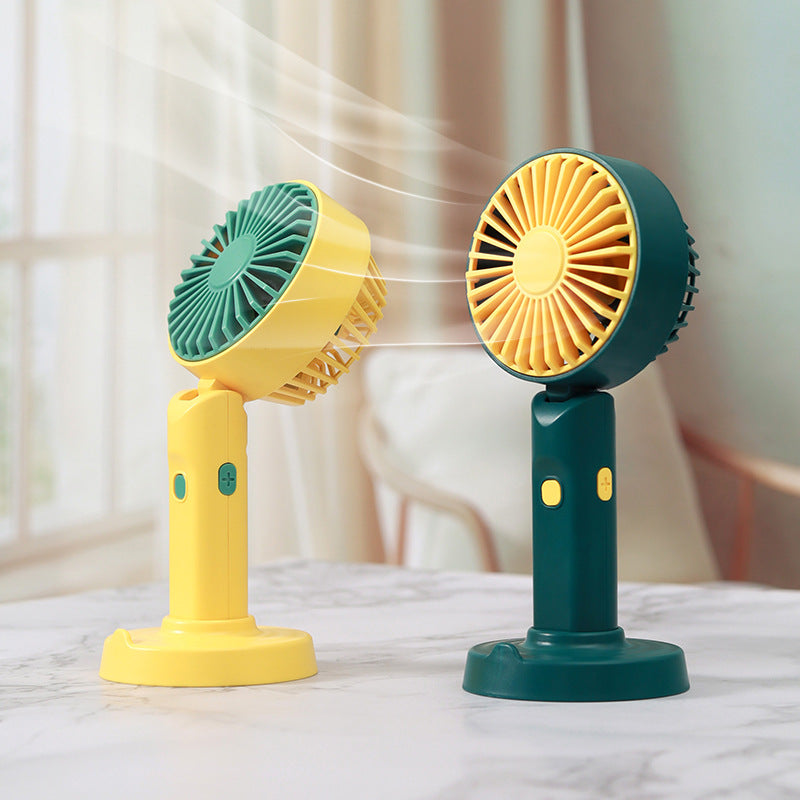 USB Rechargeable Table Fan with High-Quality Battery – Quiet Adjustable-Speed Personal Cooling for Desk, Office, Bedroom & Home
