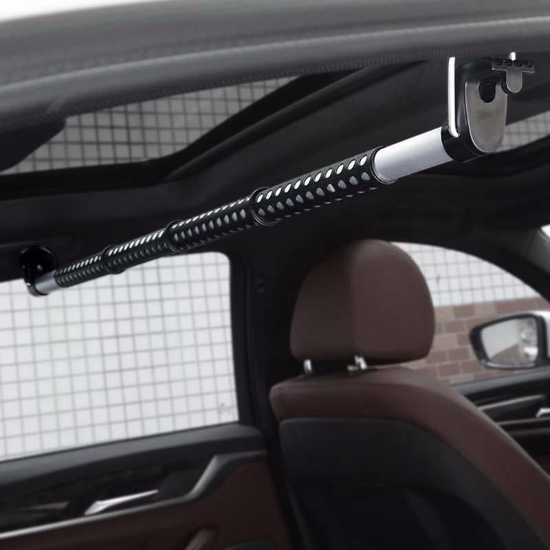 Car Clothes Rack Telescopic Car Clothing Rack | Expandable Vehicle Hanger Bar for Trave ...