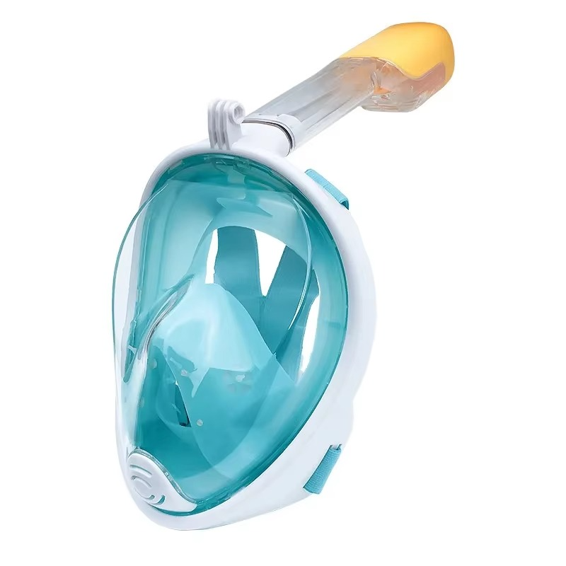 Ocean Explorer Full-Face Dry Snorkel Mask with 180 View – Anti-Fog Easy-Breathing Mask for Adults & Teens