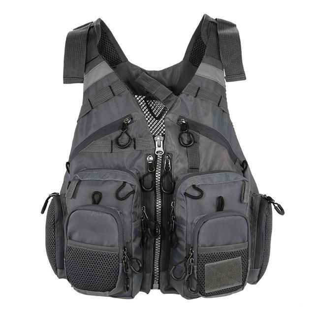 Fishing Life Vest PFD | 11-Pocket Angler & Kayak Tackle Jacket