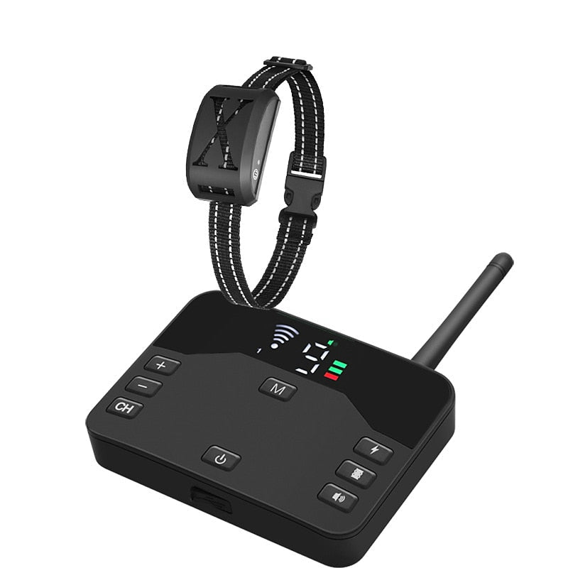 Wireless Dog Fence System | 9-240m Pet Containment Receiver Collar