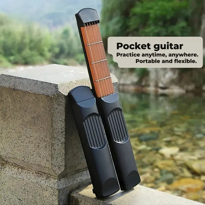 Portable Guitar Chord Practice Tool | Pocket Fretboard Trainer Neck