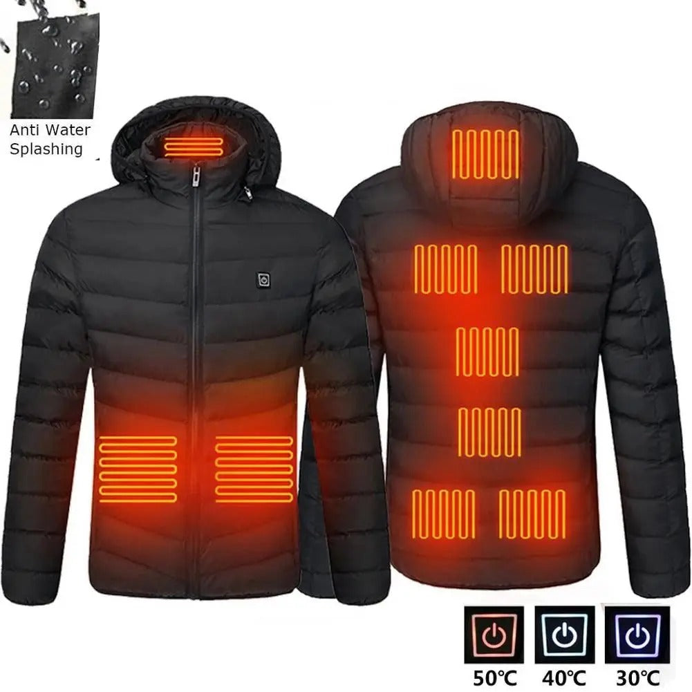 Electric Heated Jacket, Outdoor Winter Coat