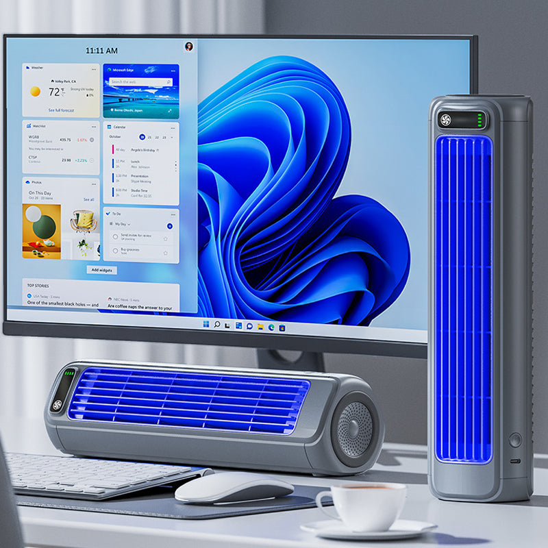 Cordless Rechargeable Mini Air Conditioner with Rapid Cooling – Portable Wall-Mount & Desktop Summer Cooler
