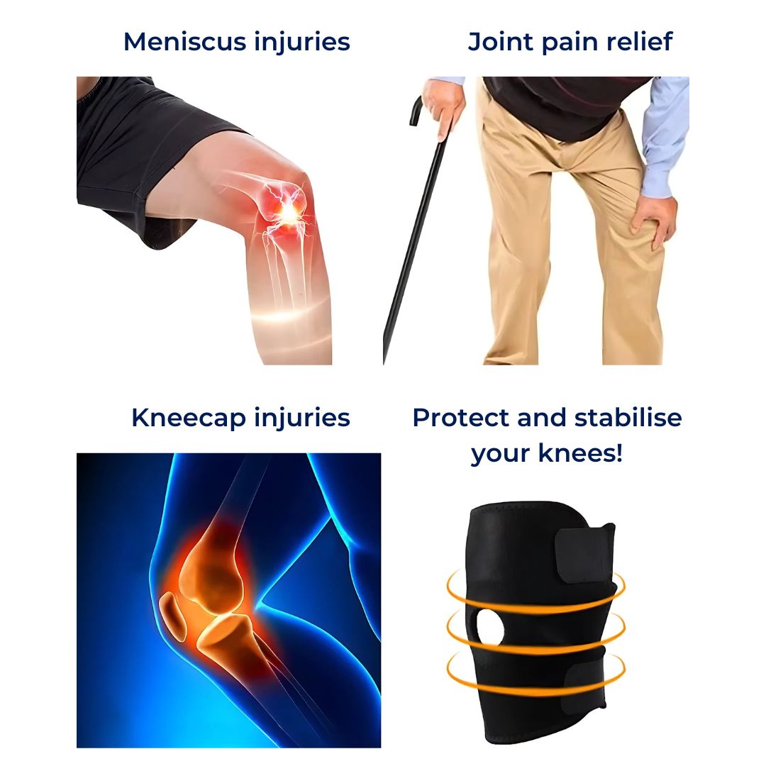 Adjustable Compression Knee Support | Sports Stability Brace & Recovery Sleeve