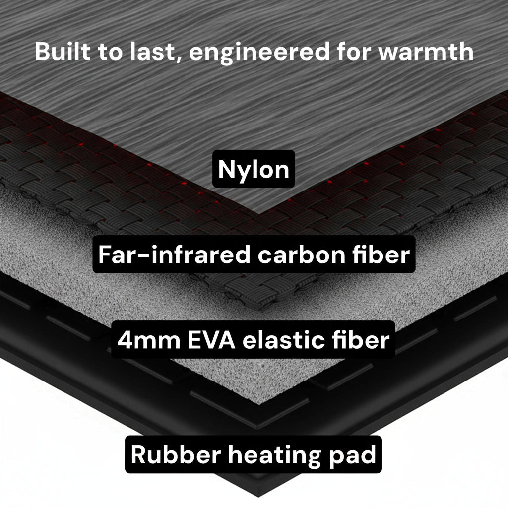 Rechargeable Heated Insoles, Electric Foot Warmers for Boots & Winter Work