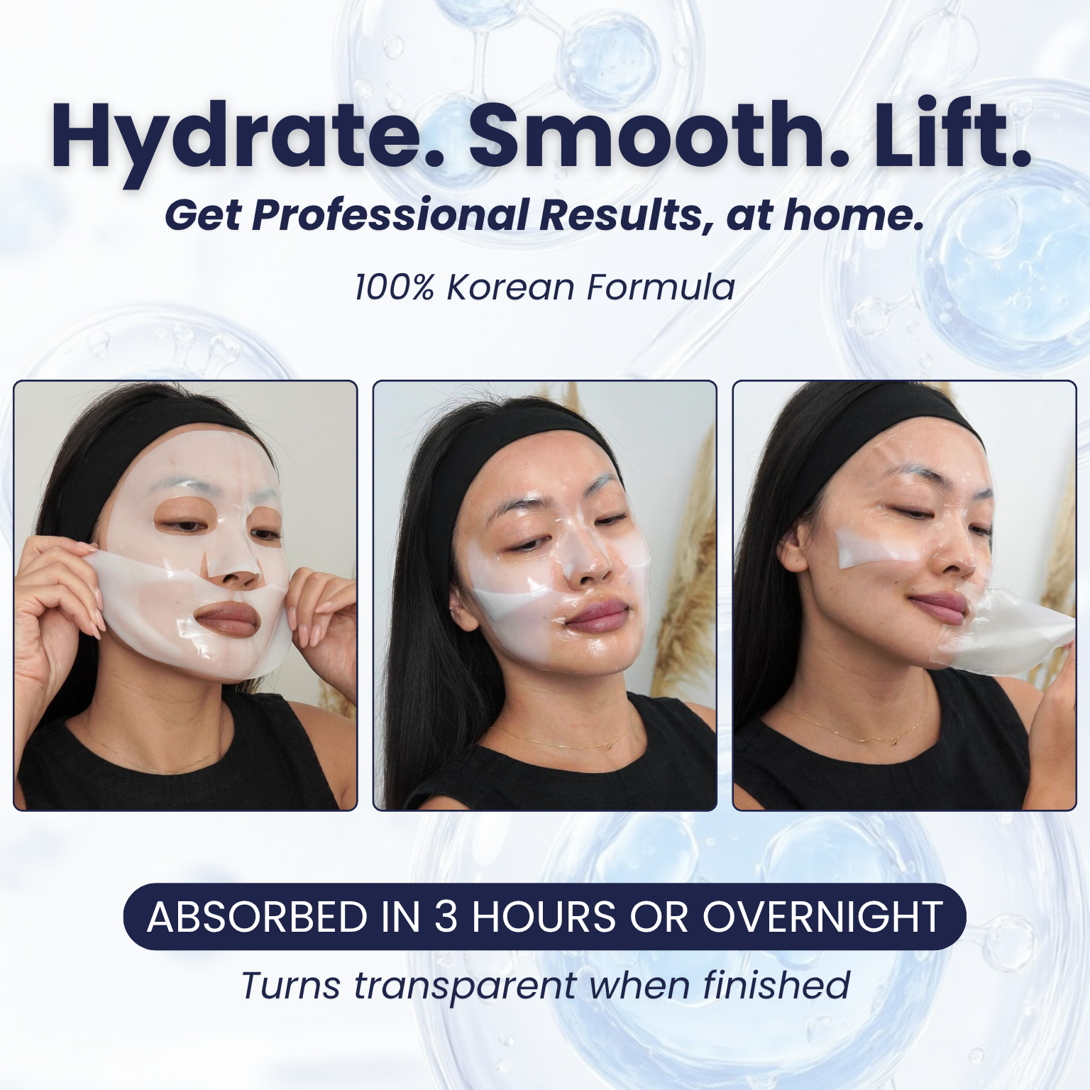 Bio-Collagen Hydrating Face Mask | Anti-Aging Firming & Moisture Mask