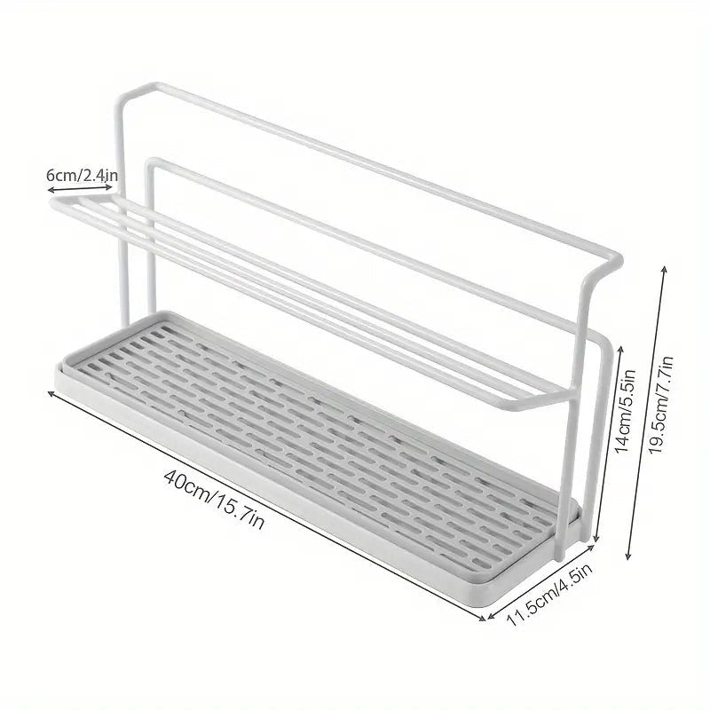 Stainless Steel Baby Bottle Drying Rack | Countertop Cup Drainer Organizer