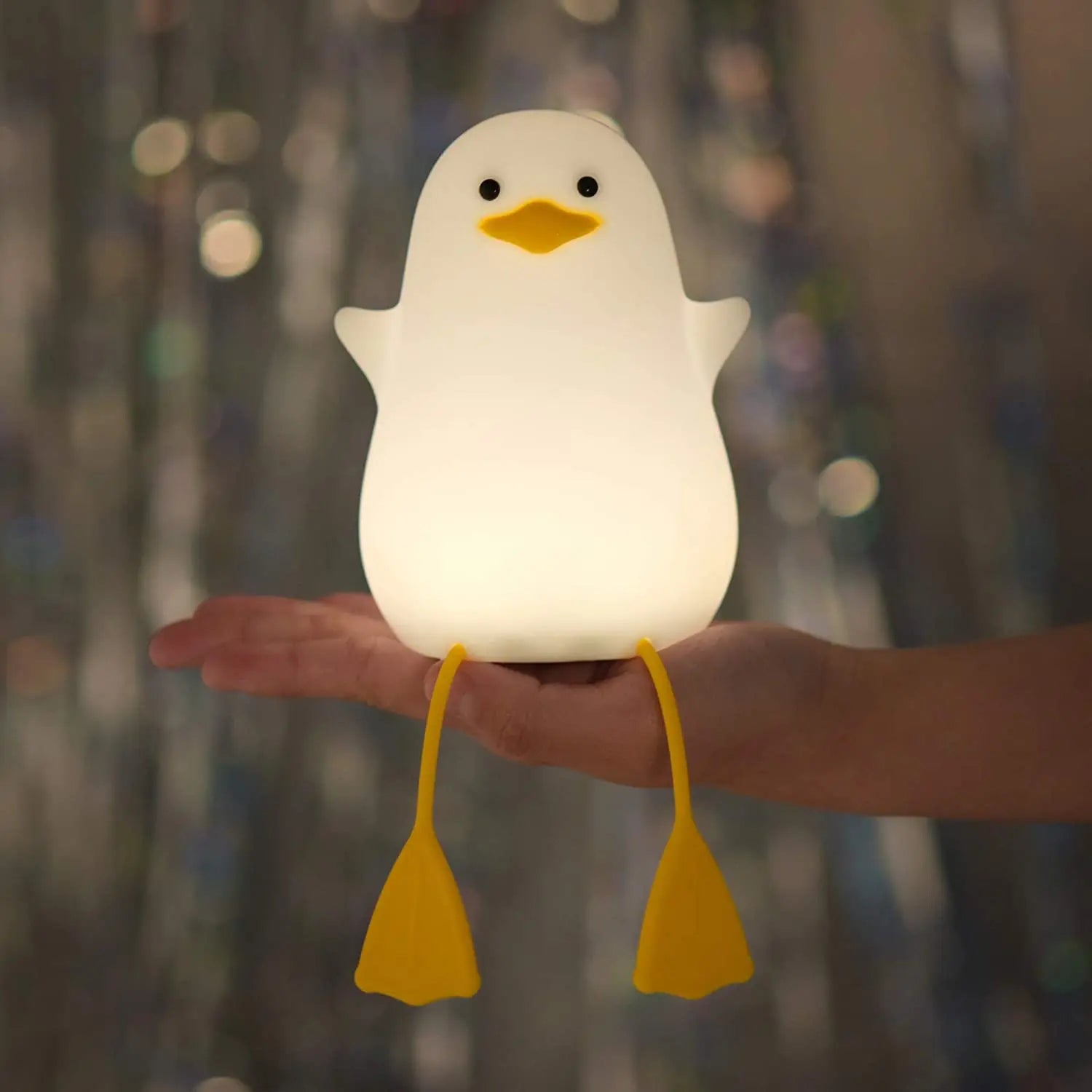 Touch-Activated LED Night Light - Adorable Cartoon Design for Kids' Bedrooms