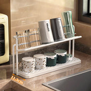 Stainless Steel Baby Bottle Drying Rack | Countertop Cup Drainer Organizer