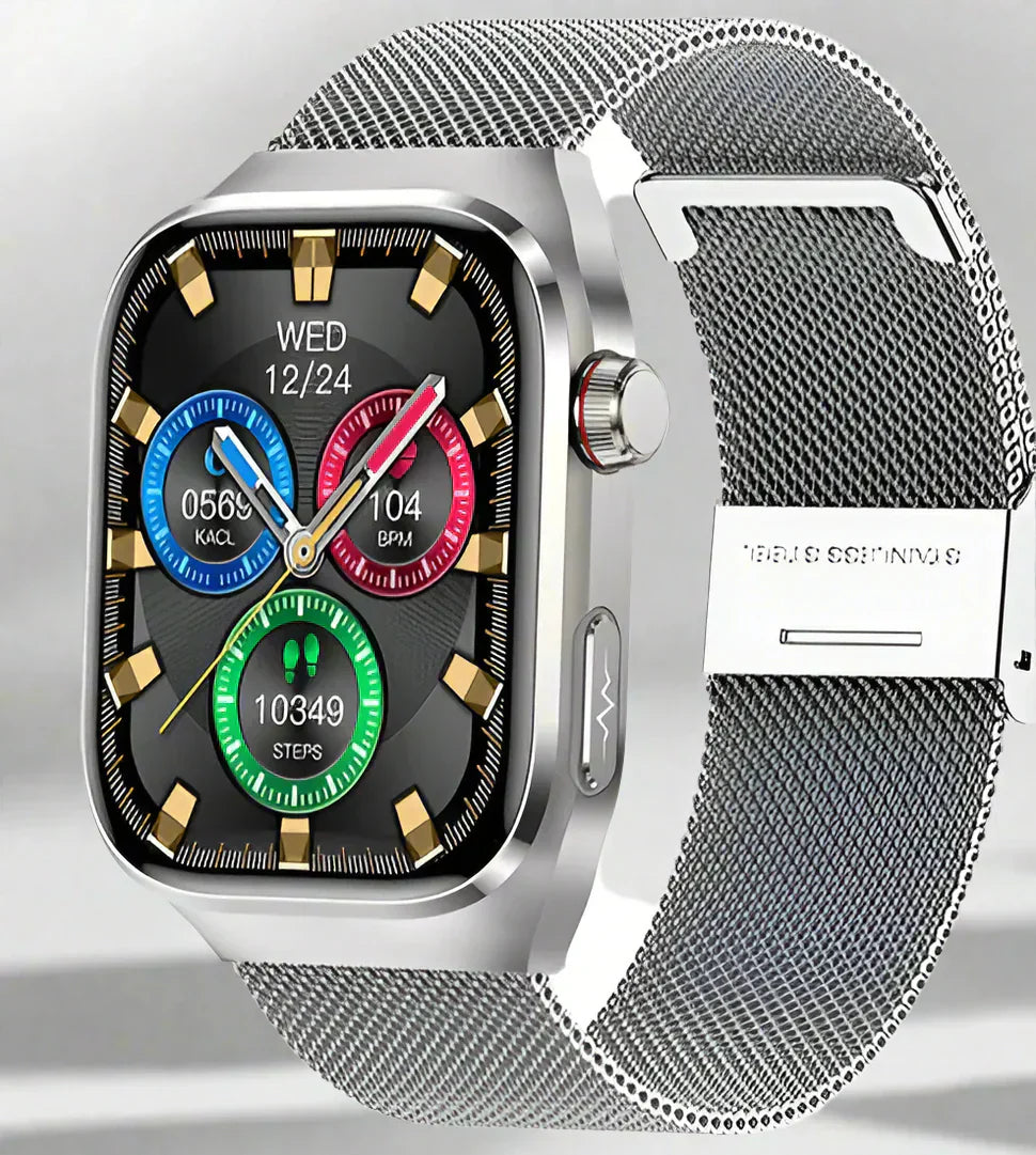 Kenzus Watch Blood Sugar, ECG, Uric Acid, Bluetooth