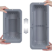 Expandable Over Sink Colander, Vegetable Strainer & Drying Basket