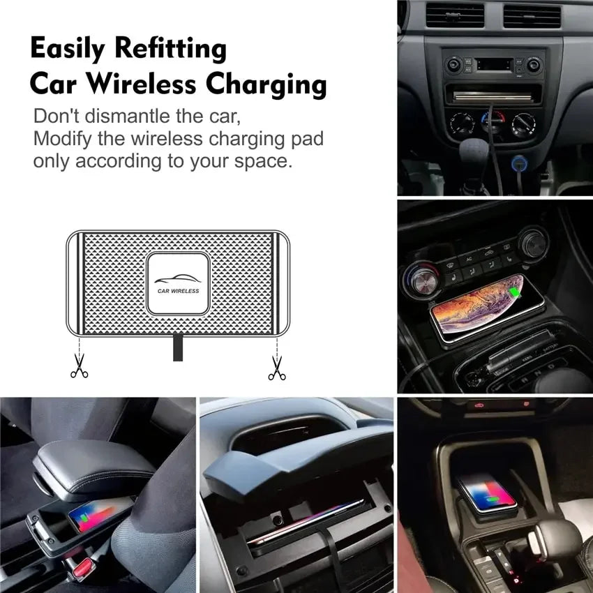 Fast Wireless Charging Pad | 15W Qi Charger Station | iPhone & Samsung