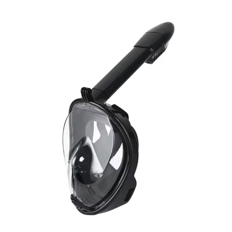 Full-Face Dry Snorkel Mask for Easy Breathing – Anti-Fog Panoramic Snorkeling Mask for Swimming & Diving