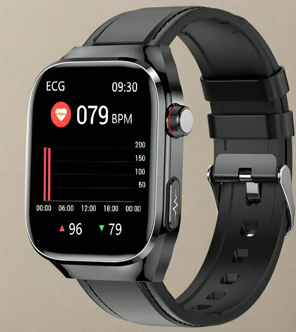 Kenzus Watch Blood Sugar, ECG, Uric Acid, Bluetooth