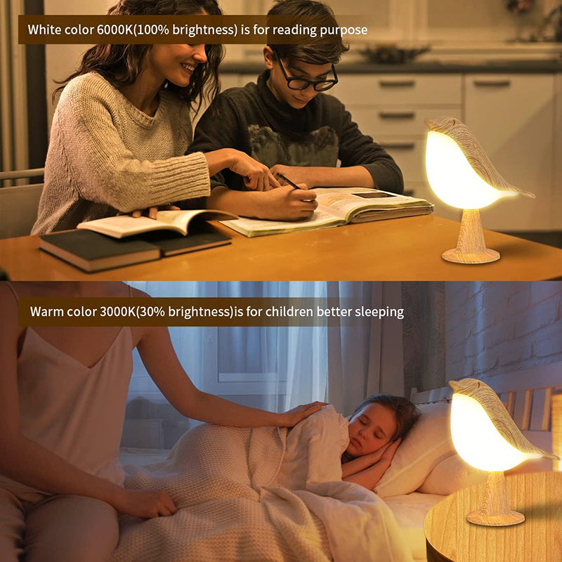 Touch-Activated LED Night Light - Adorable Cartoon Design for Kids' Bedrooms
