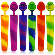 Reusable Silicone Popsicle Molds | Multi-Color DIY Ice Pop Maker
